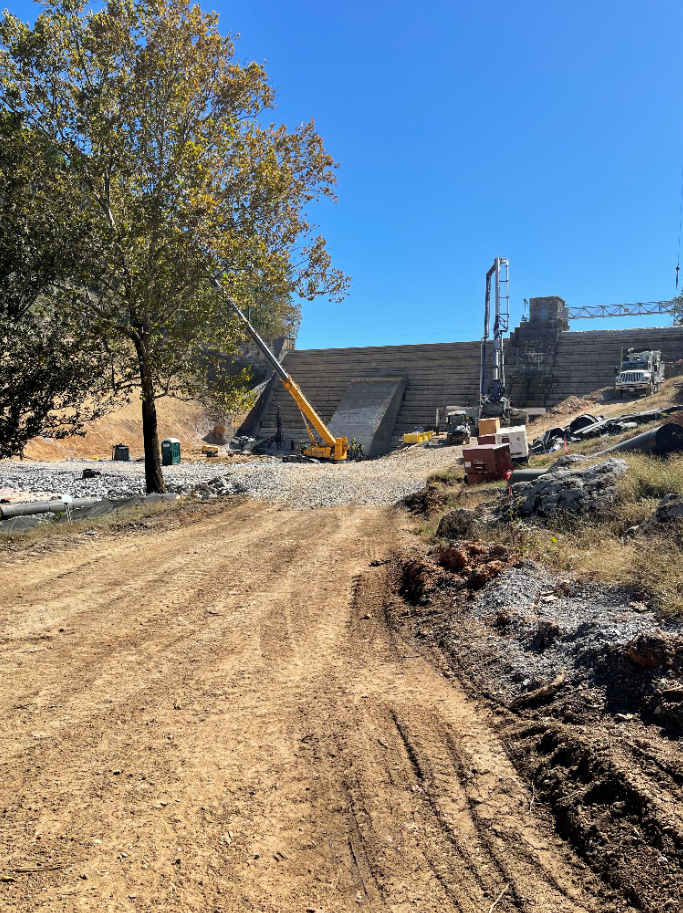 Lake Purdy Dam, October 2025.